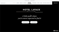 Desktop Screenshot of hotellavaux.ch