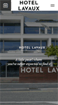 Mobile Screenshot of hotellavaux.ch